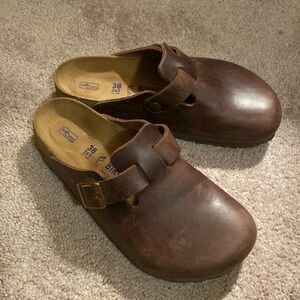 Birkenstock Boston Clogs oiled habana 38
